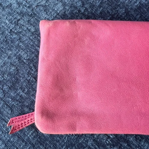 Junior Drake Pink Leather Zip Around Wallet Butter Soft Foldout Organizer - Picture 15 of 16